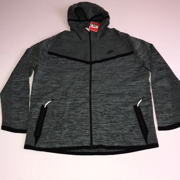 nike tech knit windrunner grey